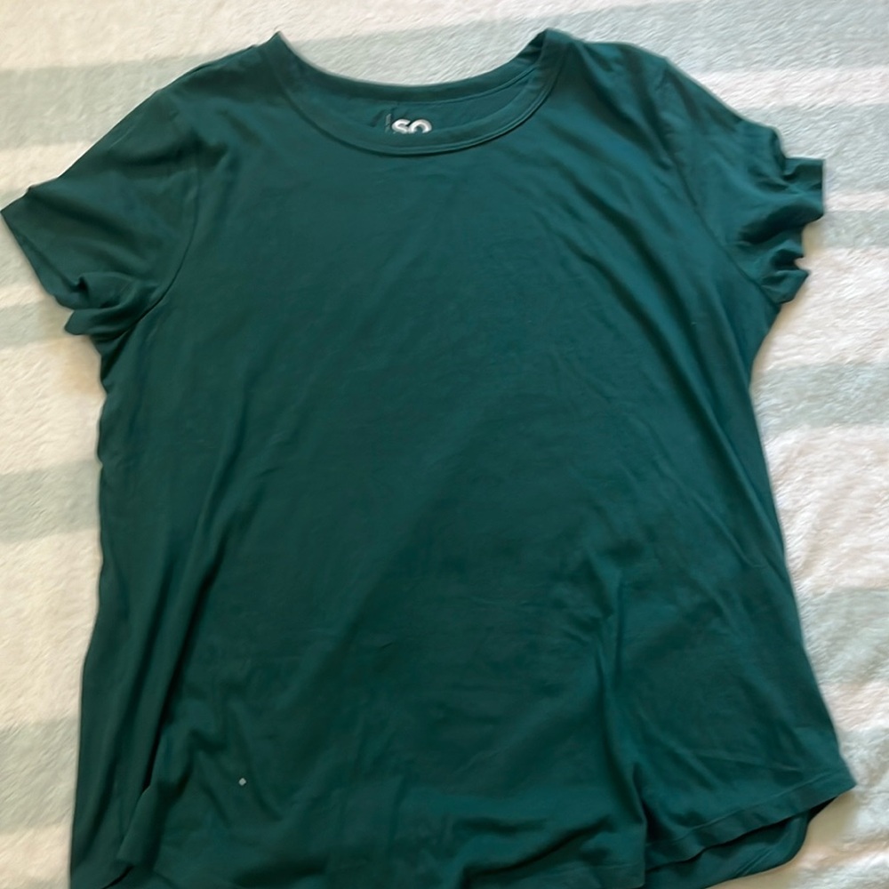 Kohl’s Sonoma plain green tee